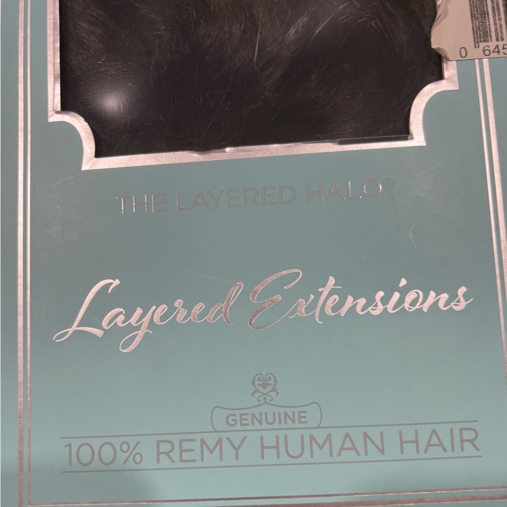 Black Hair Extension halo - Picture 2 of 5